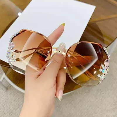 Sunglass For Women Rimless Retro Classic Design